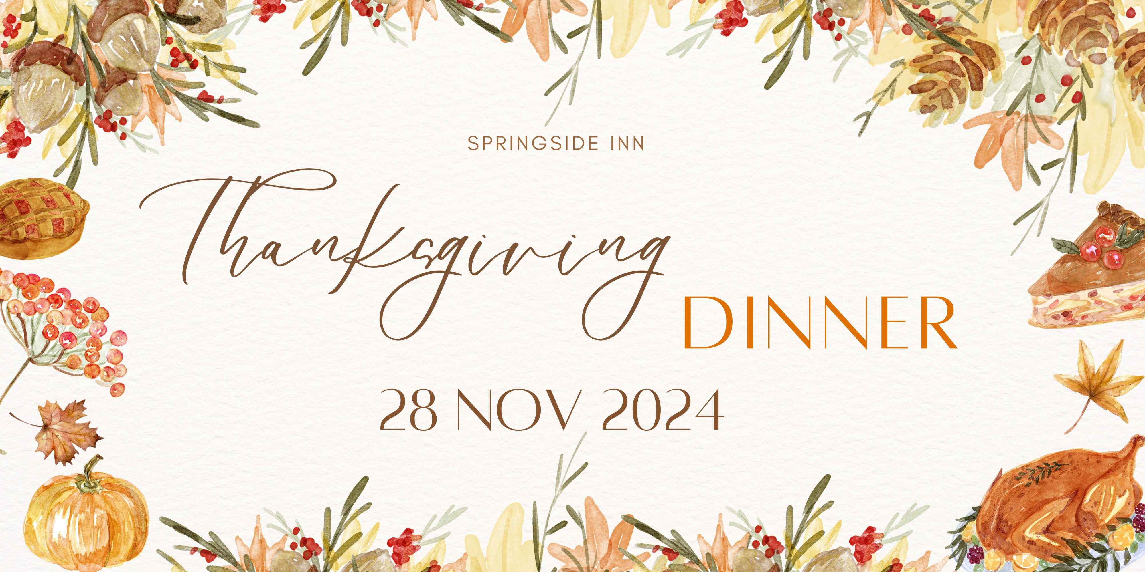 Thanksgiving Dinner Banner